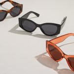 Women's Small Frame Cat Eye Glasses - Retro Hip-Hop Fashion Glasses with PC Frame, Round/curved shape, Lightweight & Durable for Parties, Everyday, Formal Events - Black/Orange/Coral Colors - Non-Prescription Fashion Eyewear, Party Accessories, Durable Ey