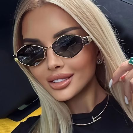 1pc Vintage French Art Style Fashion Glasses for Women - Full Rim PC Frame & Lens, Elegant Decorative Glasses for Everyday & Formal Wear, Stylish Accessory, Fashion Glasses