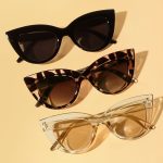 3pcs GIGULA Women's Playful Cat Eye Combination Glasses for Decoration Face Shape and High Quality Atmosphere