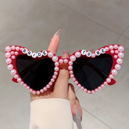 New personalized fashion sunglasses wedding hair accessories photo shoot concave shape sunglasses