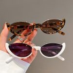 New cat-eye sunglasses European and American fashion same INS glasses simple and avant-garde sunglasses
